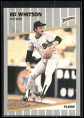 1989 Fleer #321 Ed Whitson