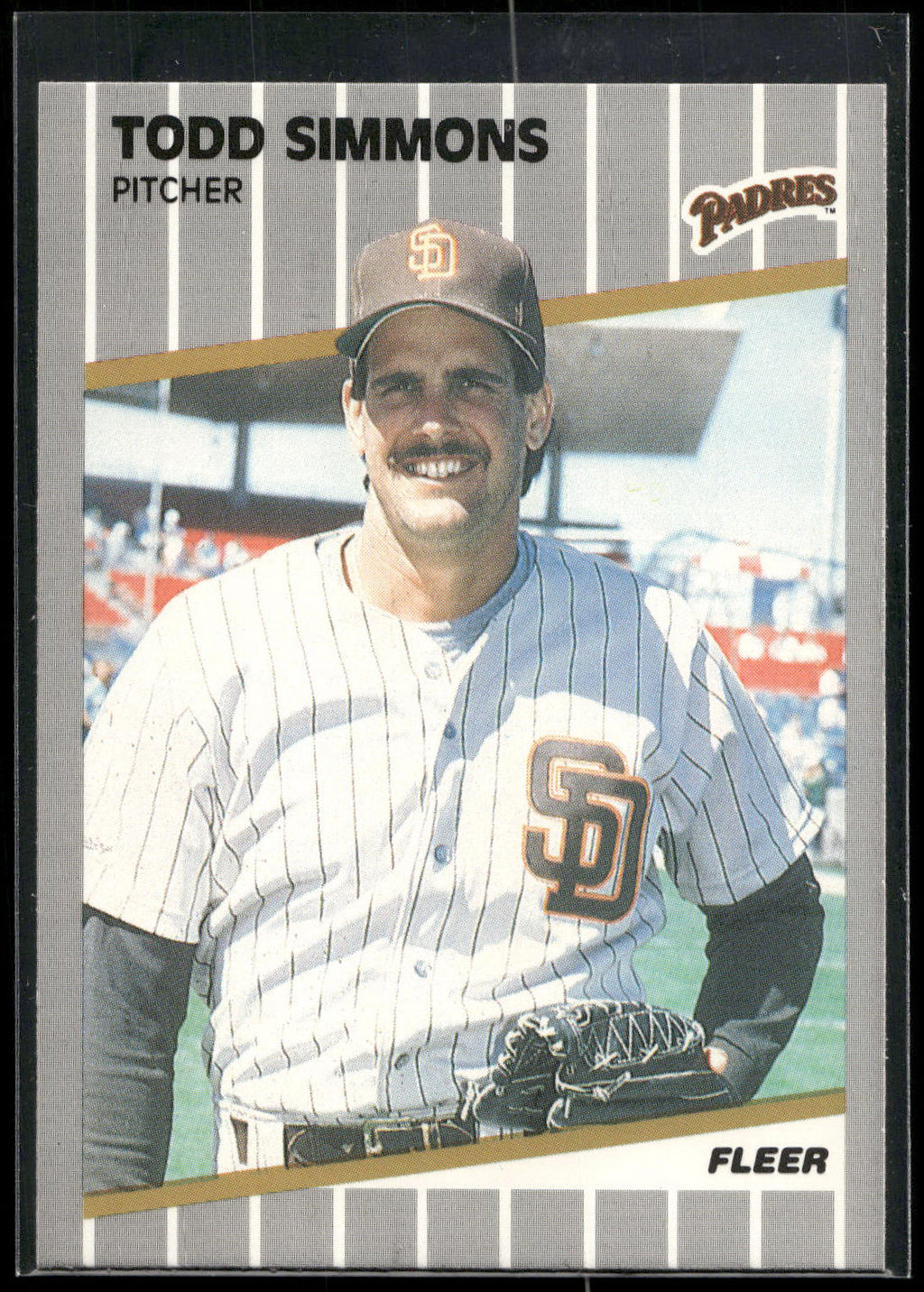 1989 Fleer #318 Todd Simmons
