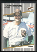1989 Fleer #318 Todd Simmons