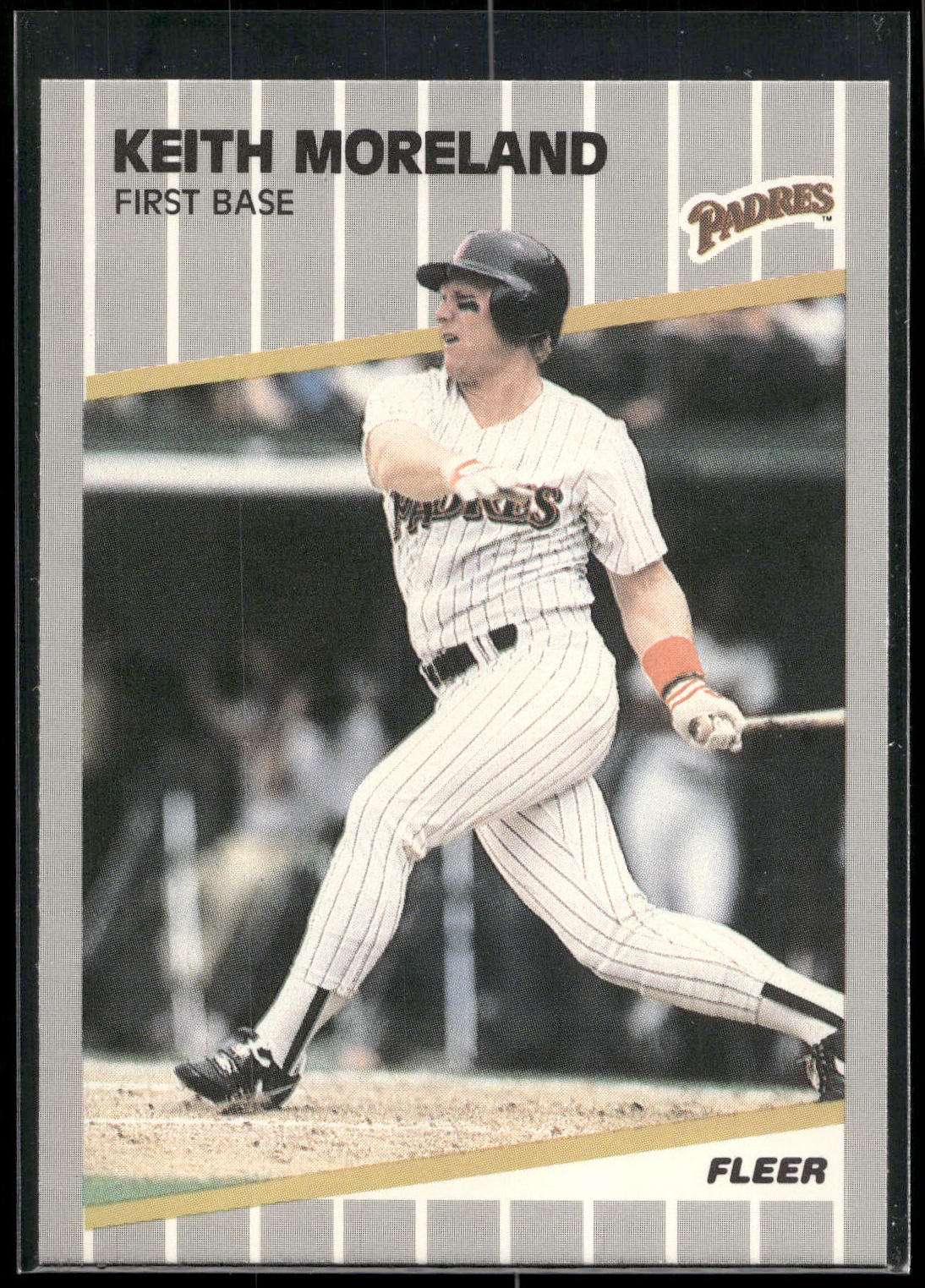 1989 Fleer #313 Keith Moreland