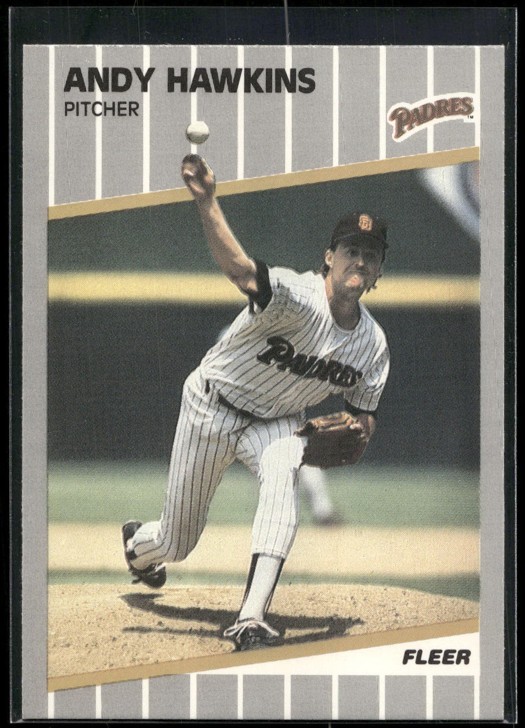 1989 Fleer #307 Andy Hawkins