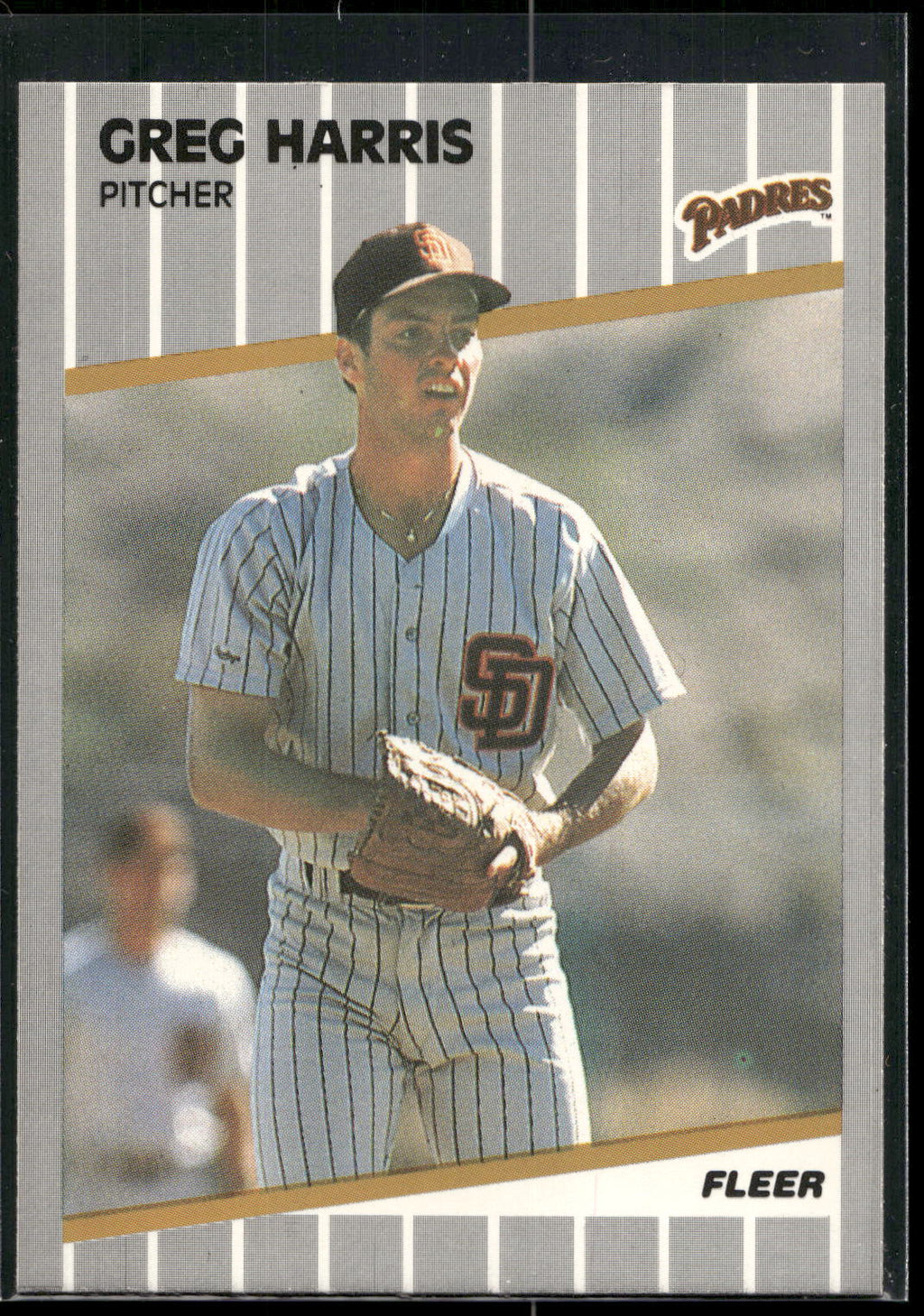 1989 Fleer #306 Greg Harris