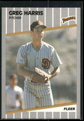 1989 Fleer #306 Greg Harris