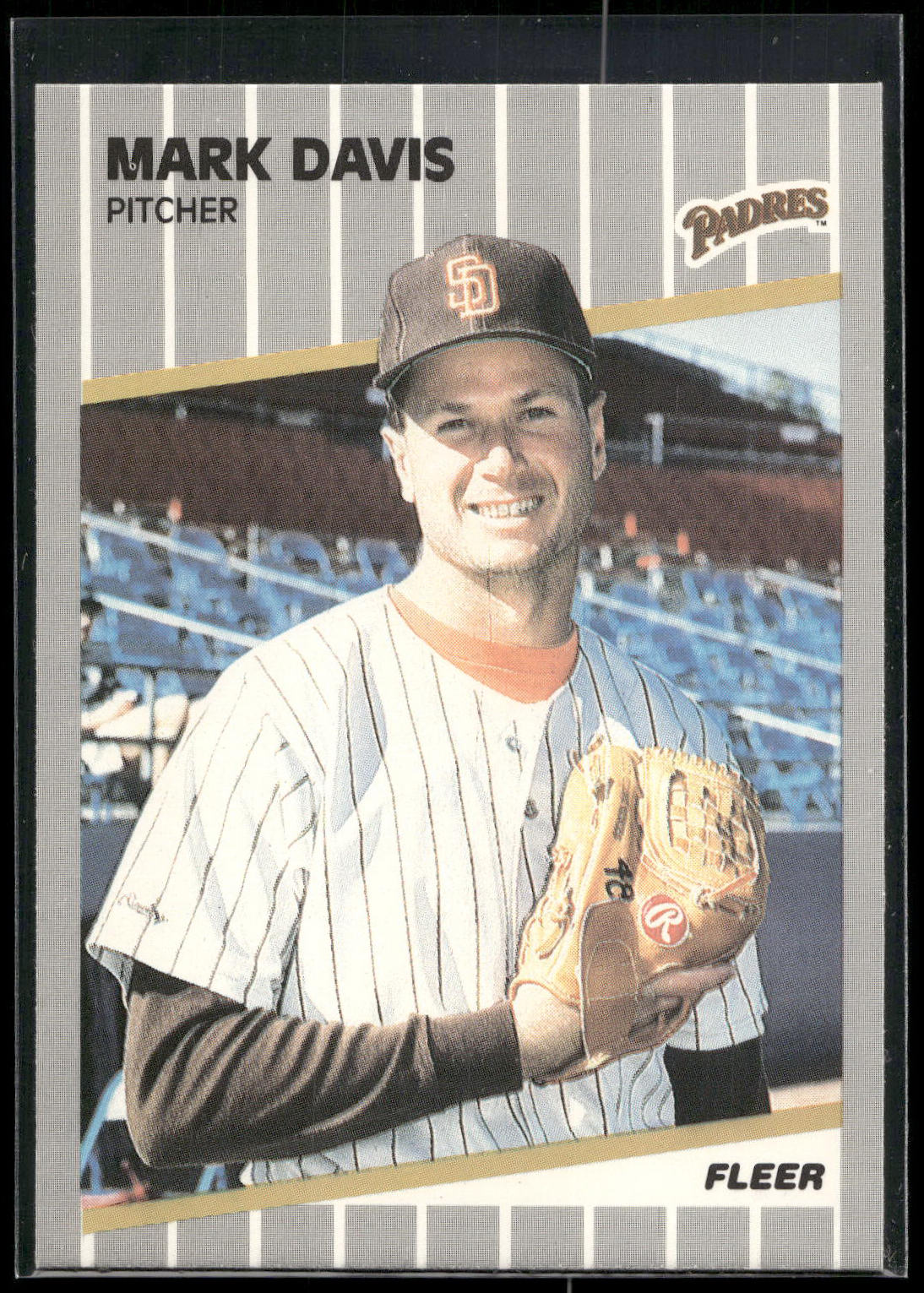 1989 Fleer #303 Mark Davis