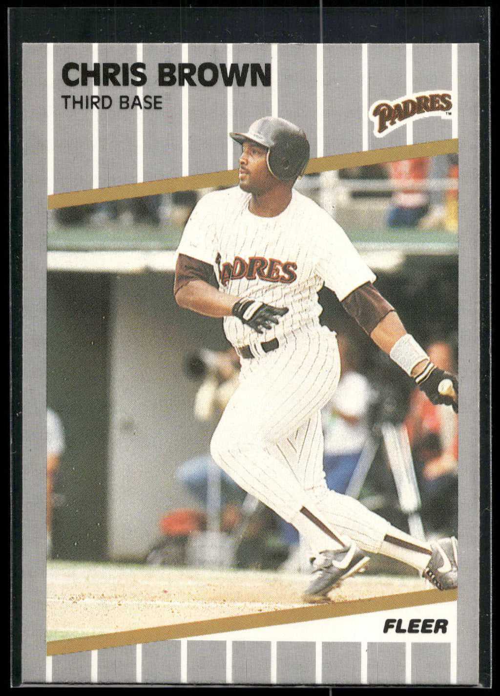 1989 Fleer #301 Chris Brown