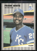 1989 Fleer #297 Frank White