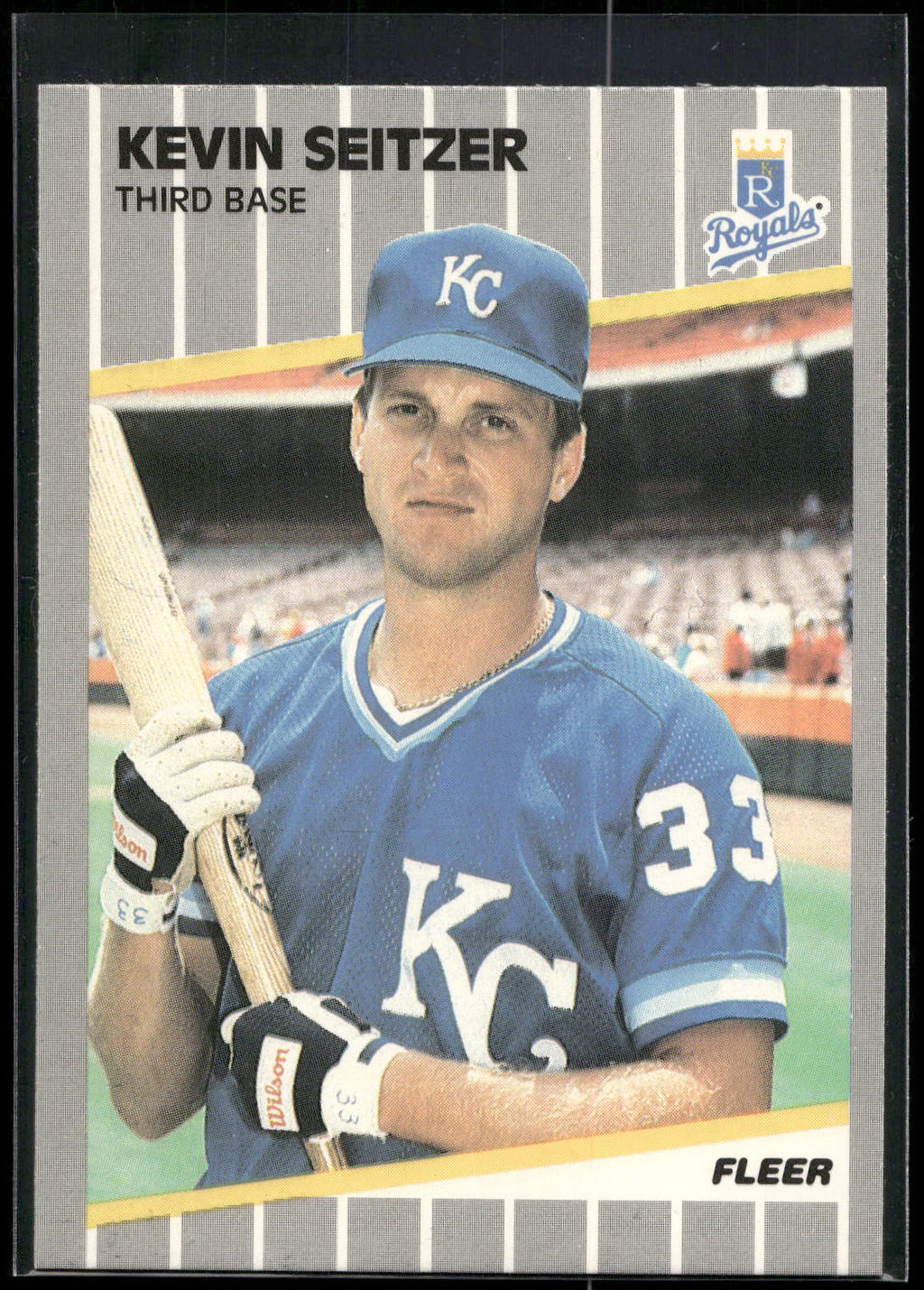 1989 Fleer #292 Kevin Seitzer