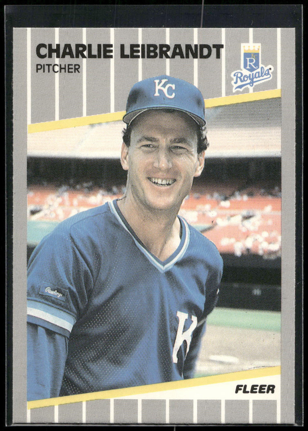 1989 Fleer #286 Charlie Leibrandt