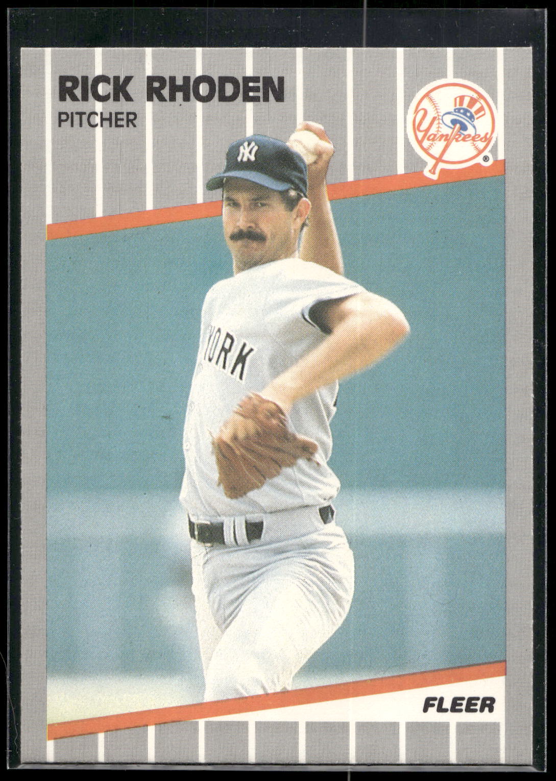 1989 Fleer #266 Rick Rhoden