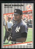 1989 Fleer #265 Willie Randolph