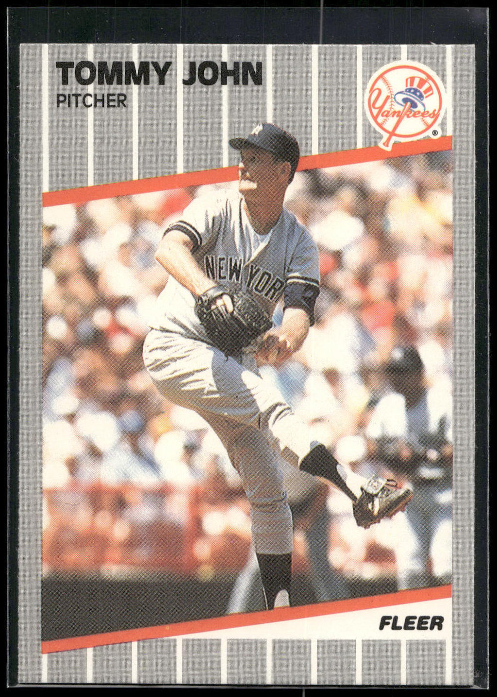 1989 Fleer #255 Tommy John