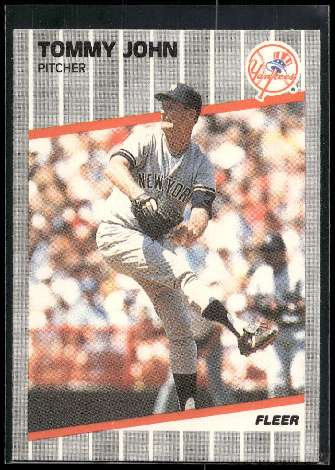 1989 Fleer #255 Tommy John