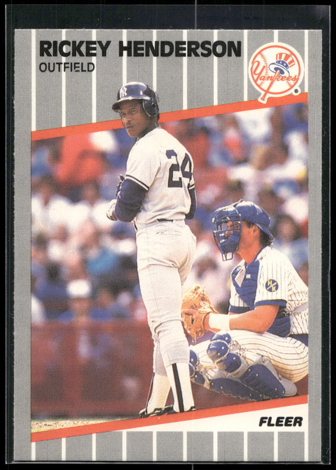 1989 Fleer #254 Rickey Henderson