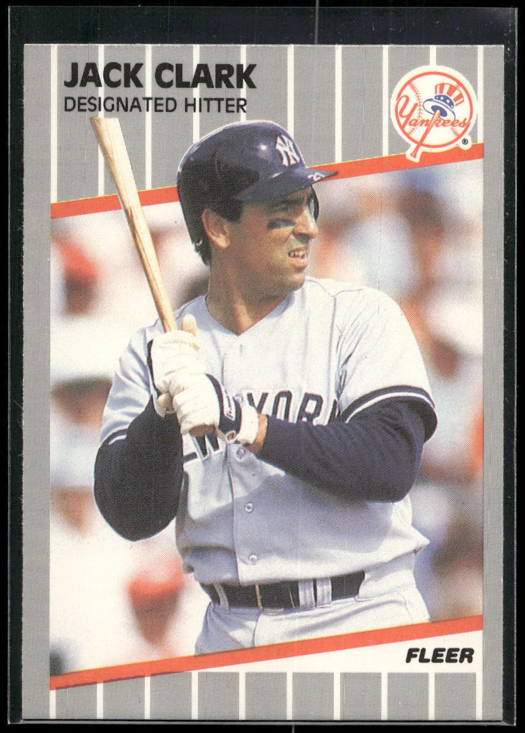 1989 Fleer #252 Jack Clark