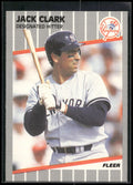1989 Fleer #252 Jack Clark