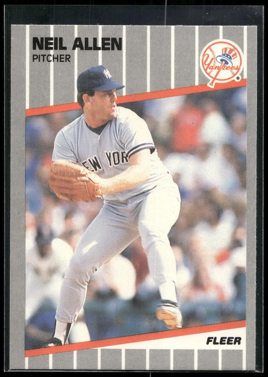 1989 Fleer #250a Neil Allen
