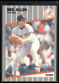1989 Fleer #250a Neil Allen