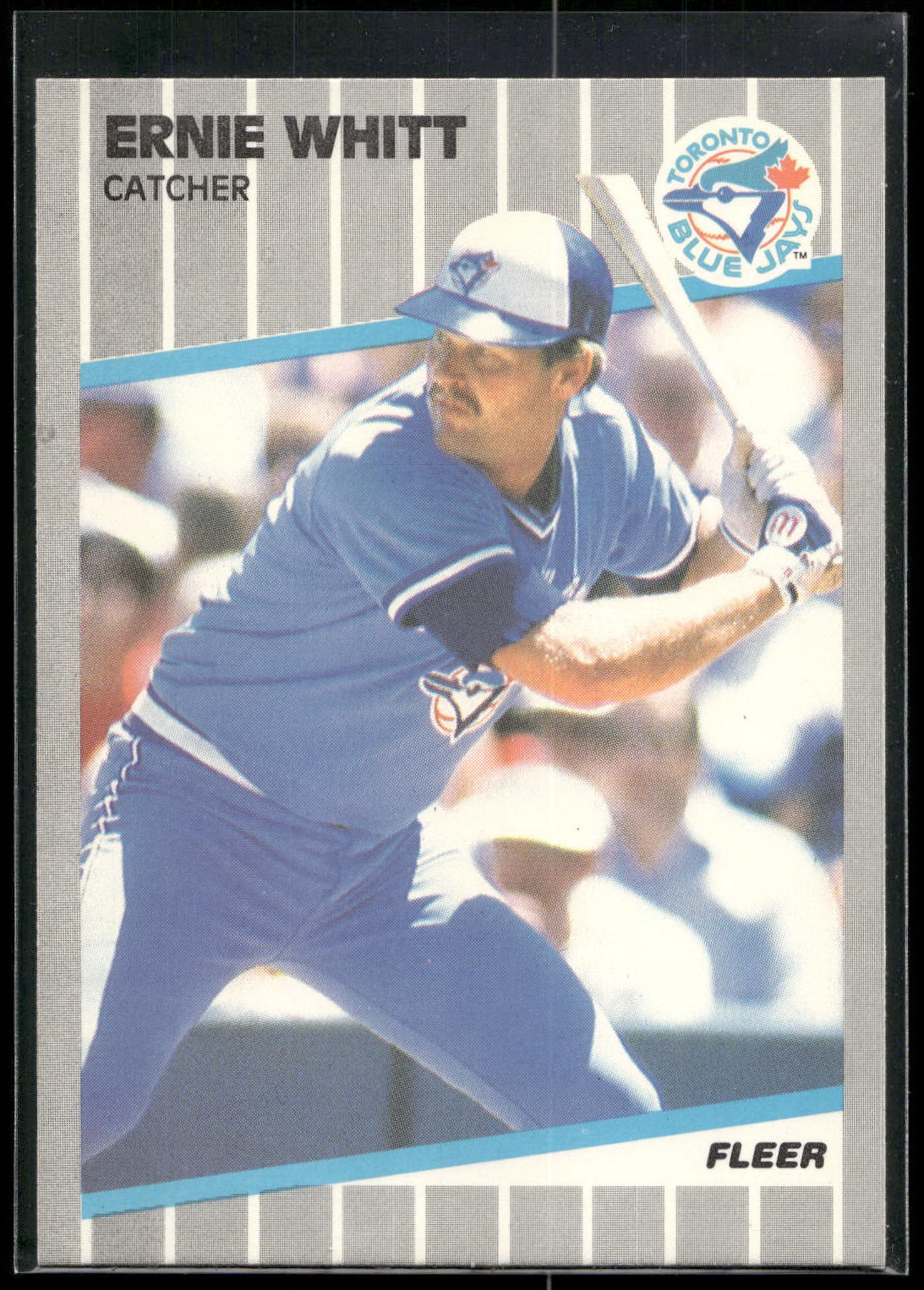 1989 Fleer #248 Ernie Whitt