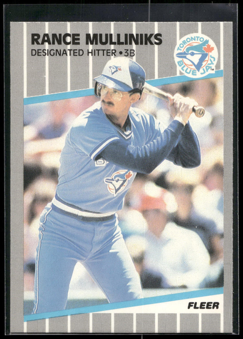 1989 Fleer #242 Rance Mulliniks