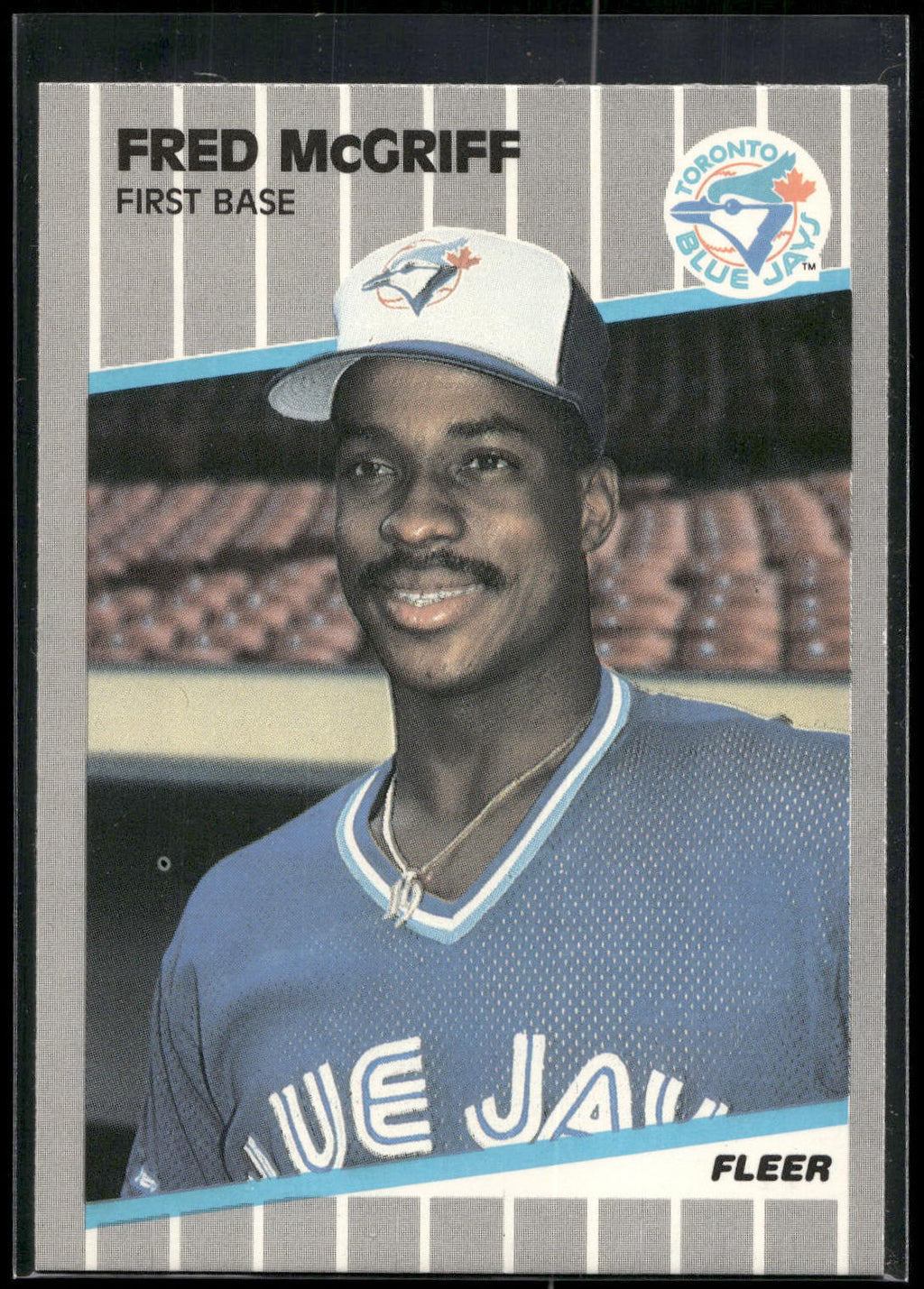 1989 Fleer #240 Fred McGriff