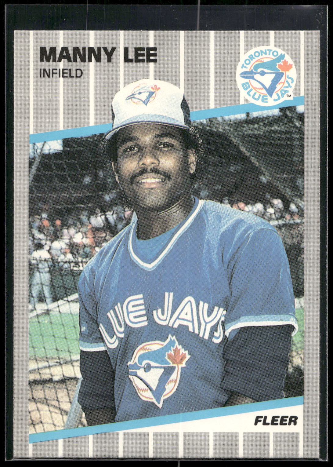 1989 Fleer #238 Manny Lee