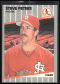 1989 Fleer #462 Steve Peters