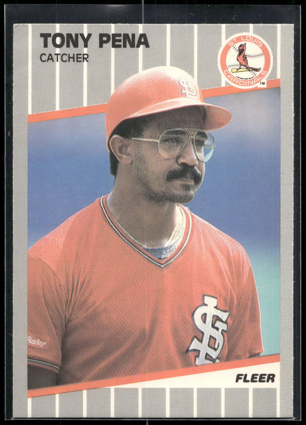 1989 Fleer #460 Tony Pena
