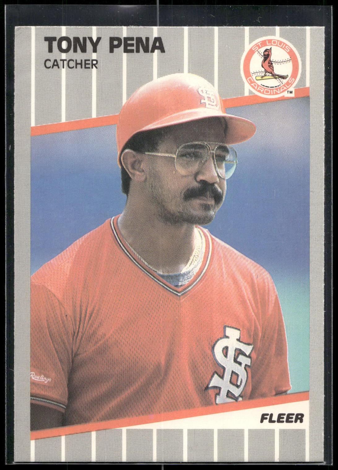 1989 Fleer #460 Tony Pena