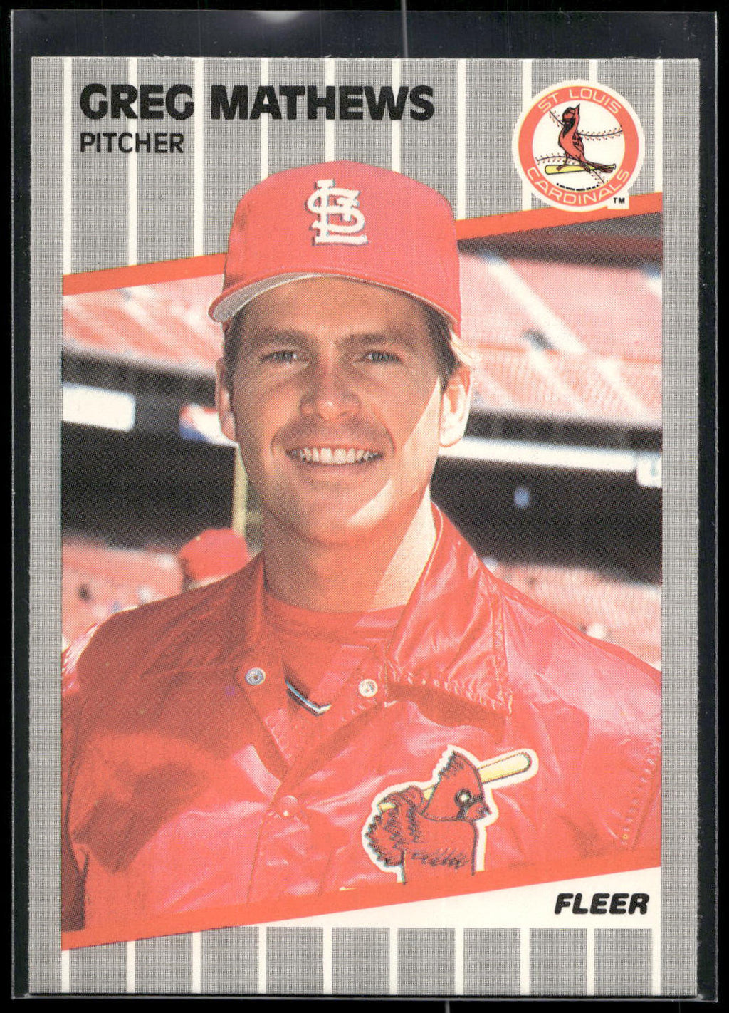 1989 Fleer #456 Greg Mathews