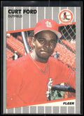 1989 Fleer #450 Curt Ford