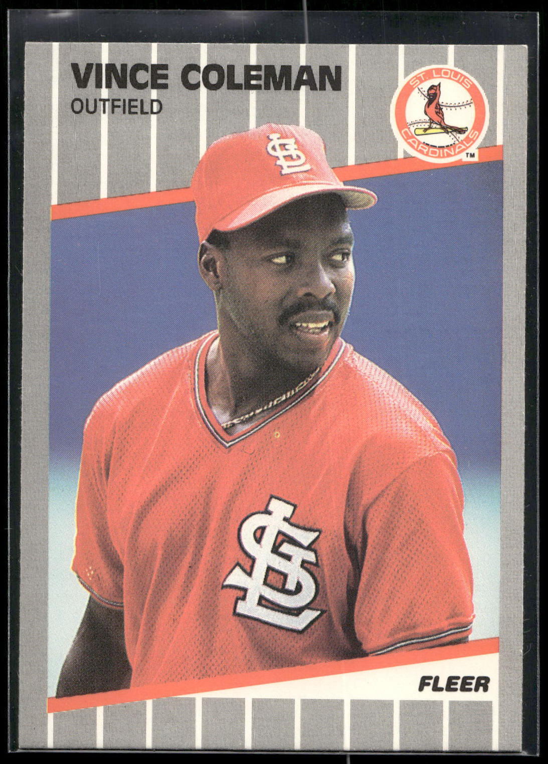1989 Fleer #445 Vince Coleman