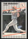 1989 Fleer #444 Tom Brunansky