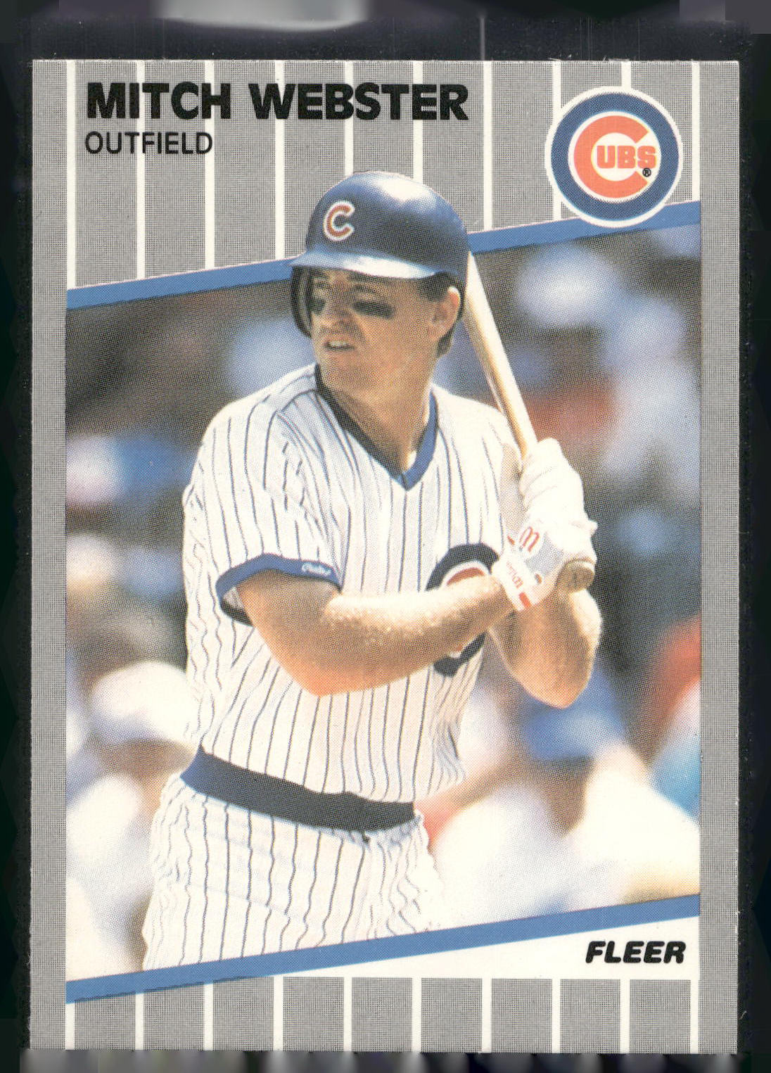 1989 Fleer #442 Mitch Webster