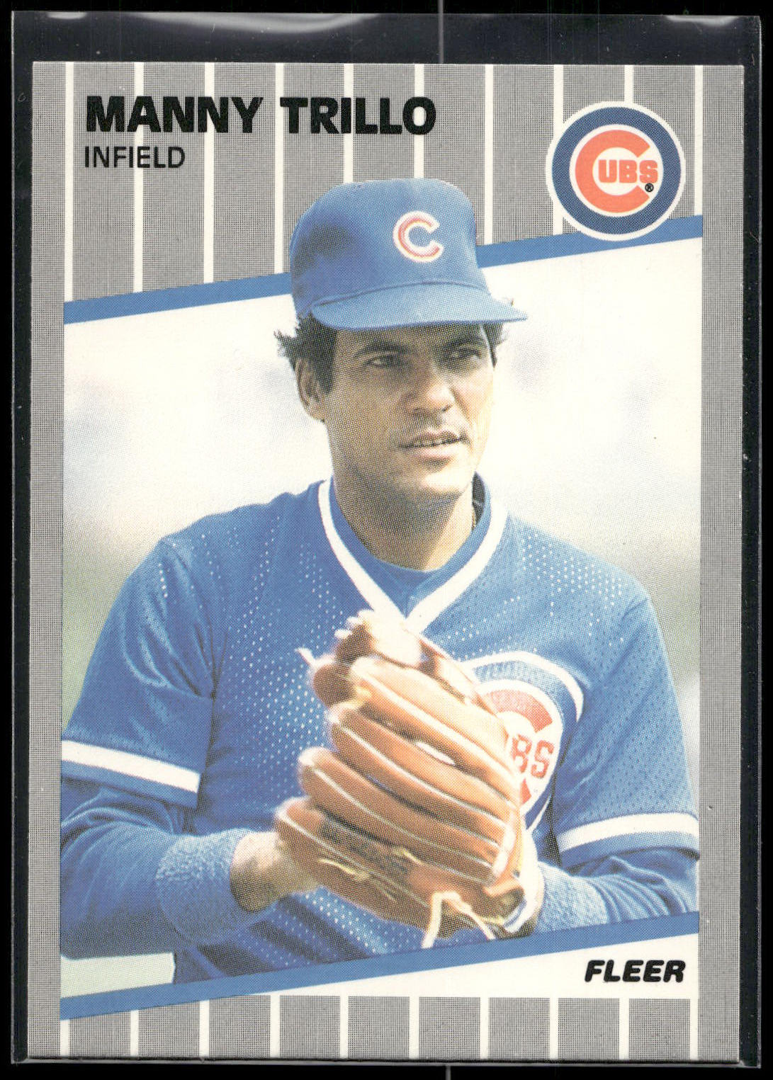 1989 Fleer #440a Manny Trillo