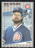 1989 Fleer #439 Rick Sutcliffe