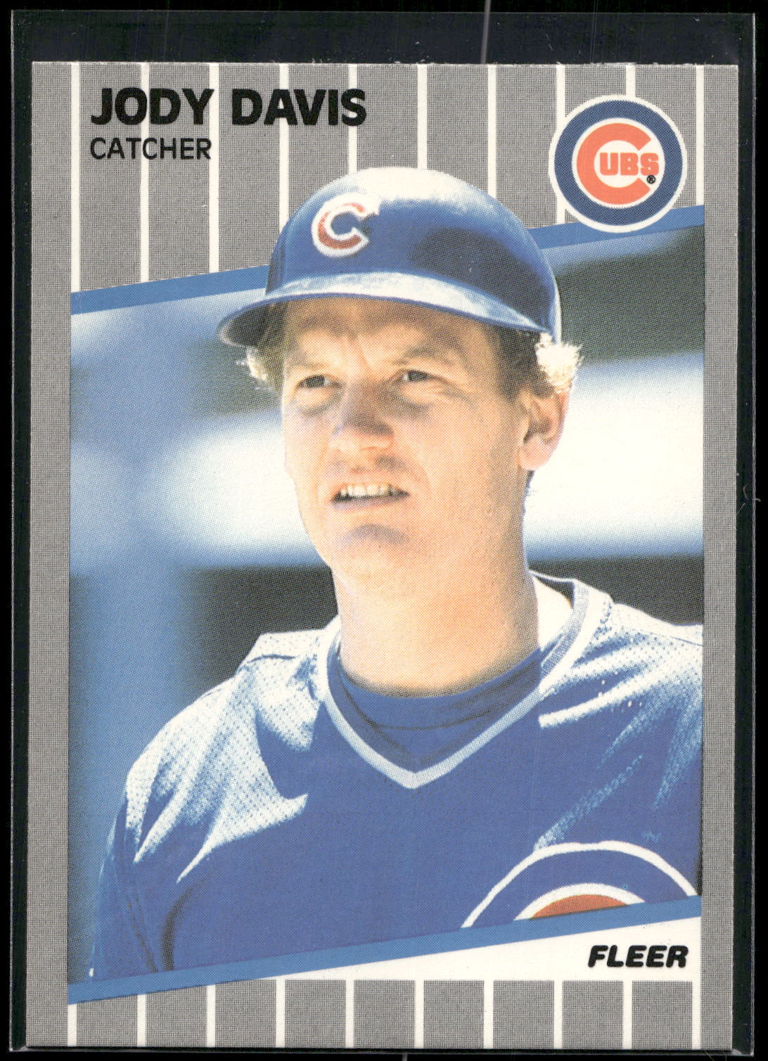 1989 Fleer #421 Jody Davis