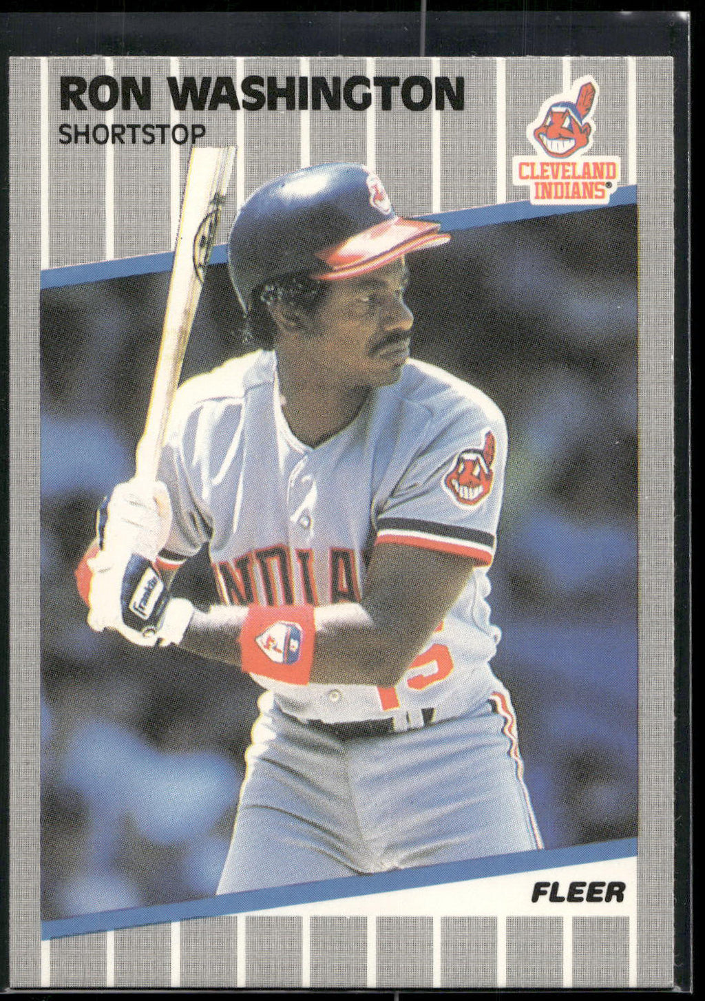 1989 Fleer #416 Ron Washington