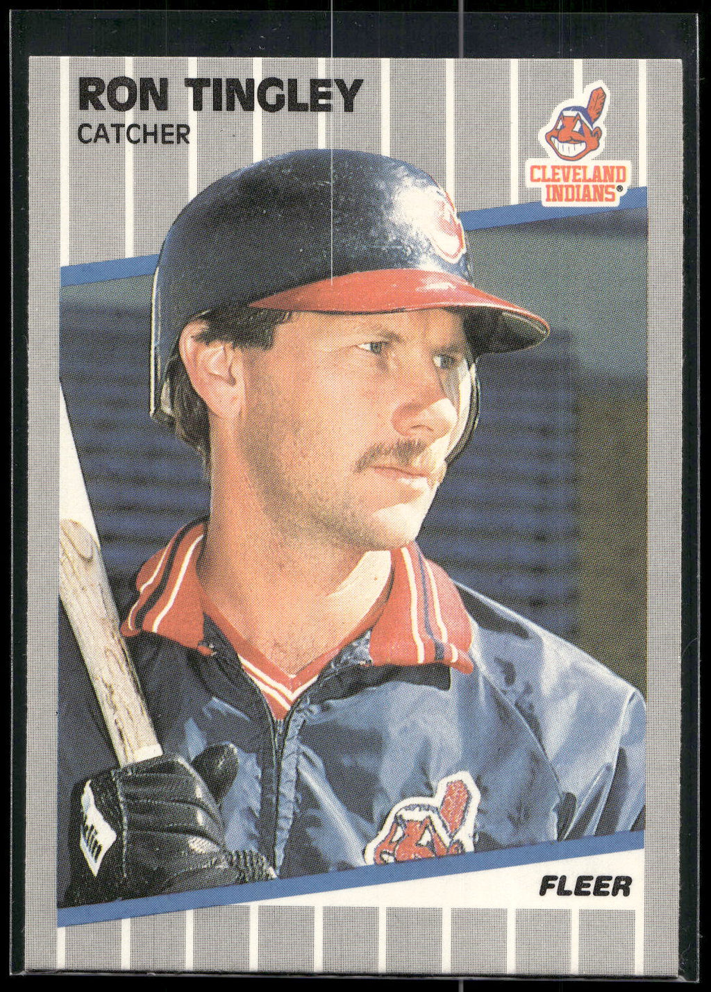 1989 Fleer #414 Ron Tingley