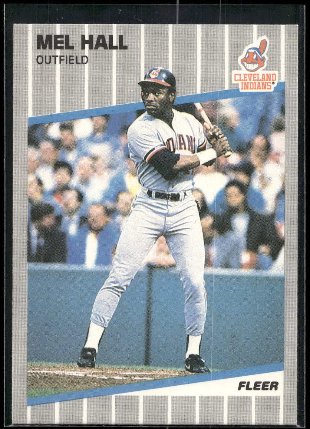 1989 Fleer #406 Mel Hall