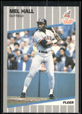 1989 Fleer #406 Mel Hall