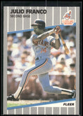 1989 Fleer #404 Julio Franco