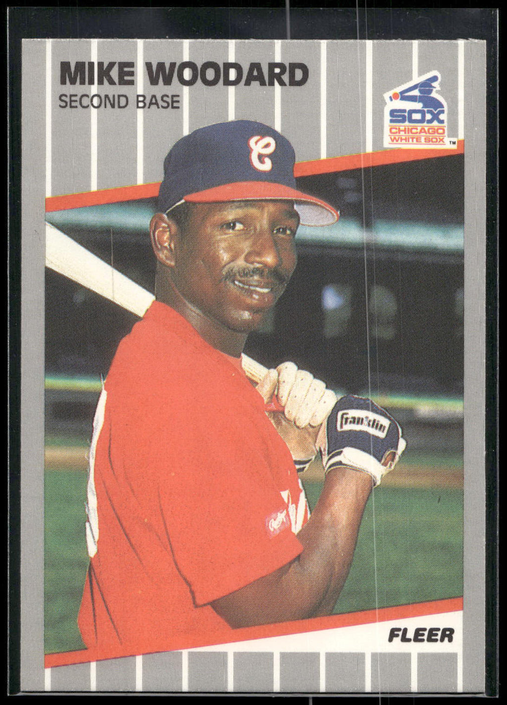 1989 Fleer #513 Mike Woodard