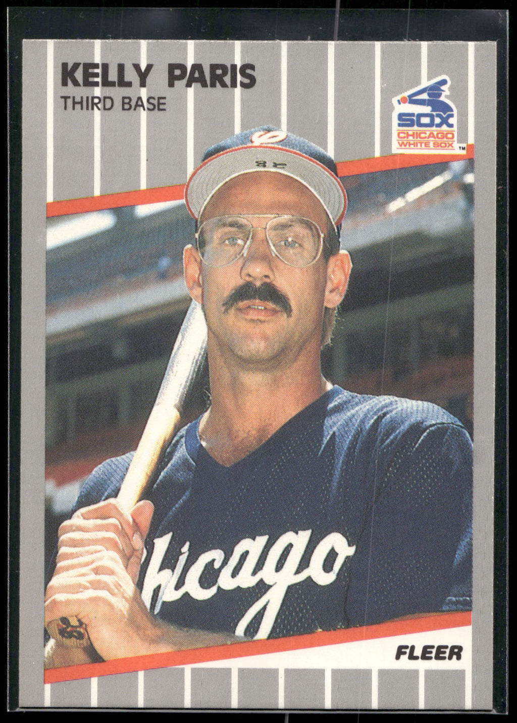 1989 Fleer #506 Kelly Paris