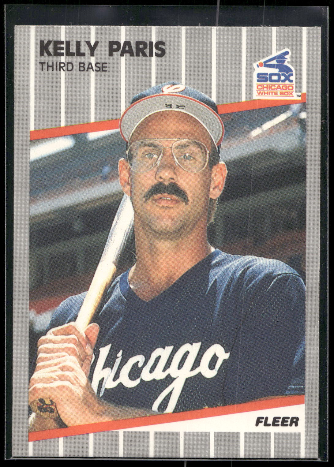 1989 Fleer #506 Kelly Paris