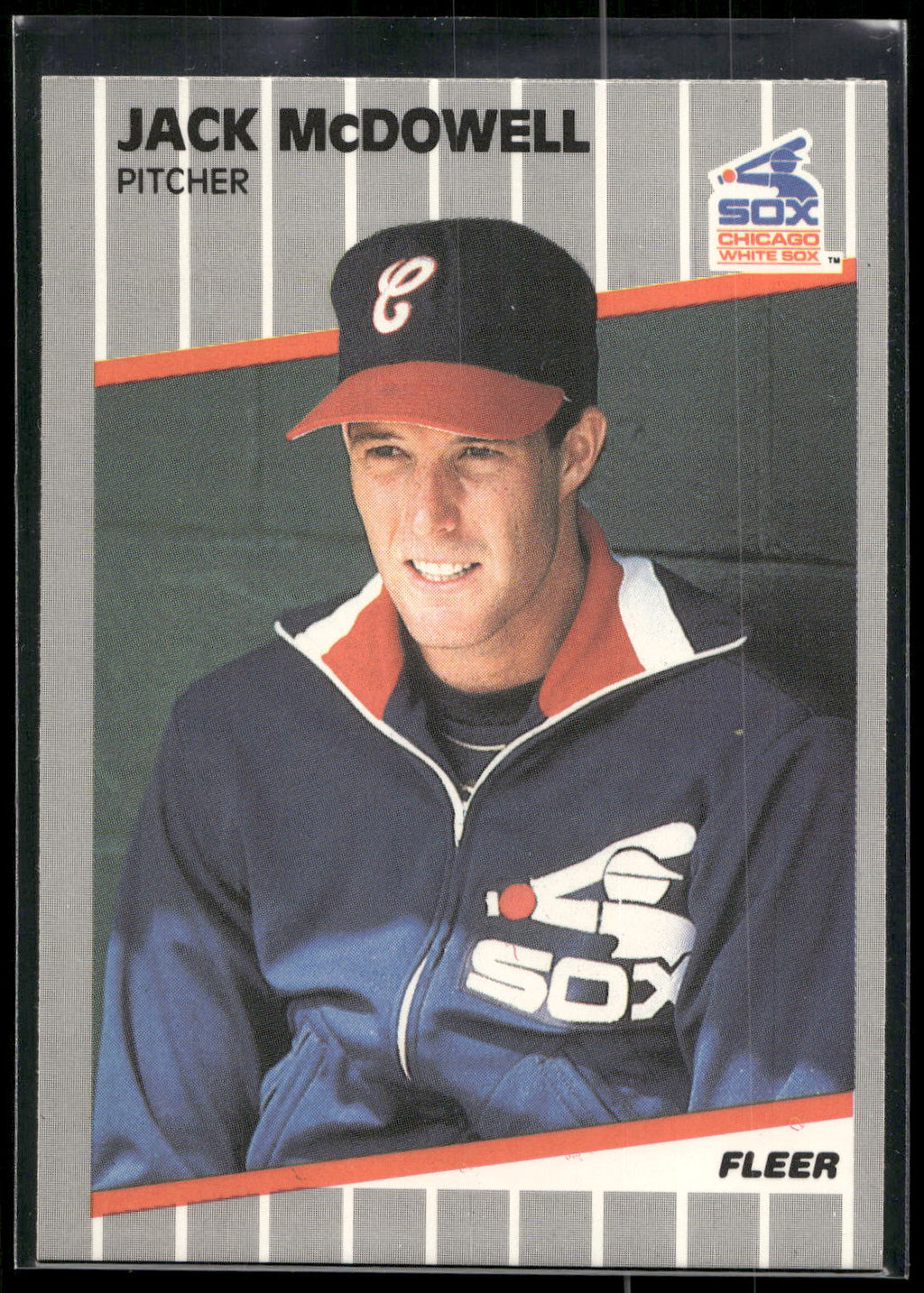 1989 Fleer #504 Jack McDowell