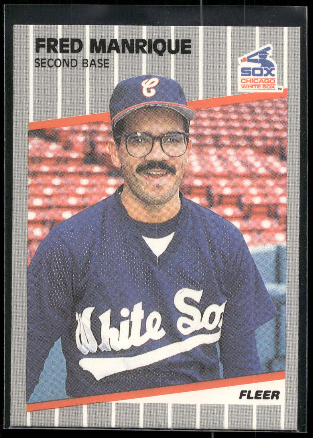 1989 Fleer #503 Fred Manrique