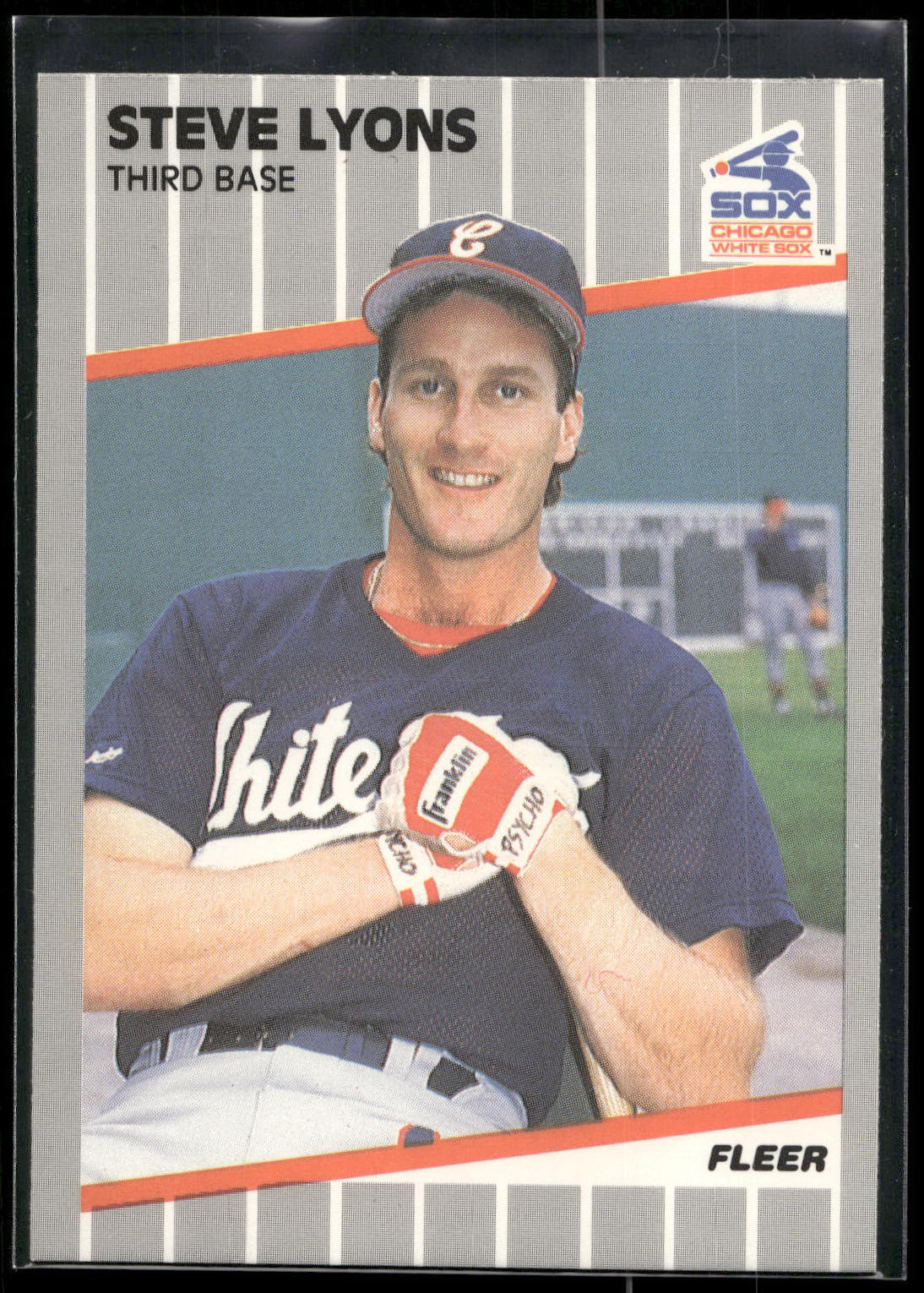 1989 Fleer #502 Steve Lyons