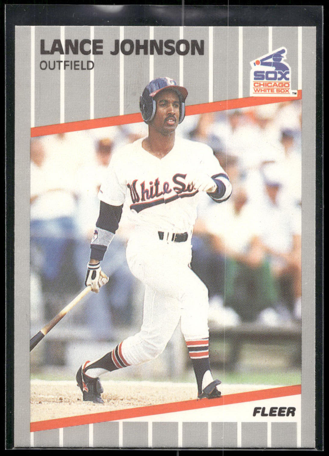 1989 Fleer #499 Lance Johnson