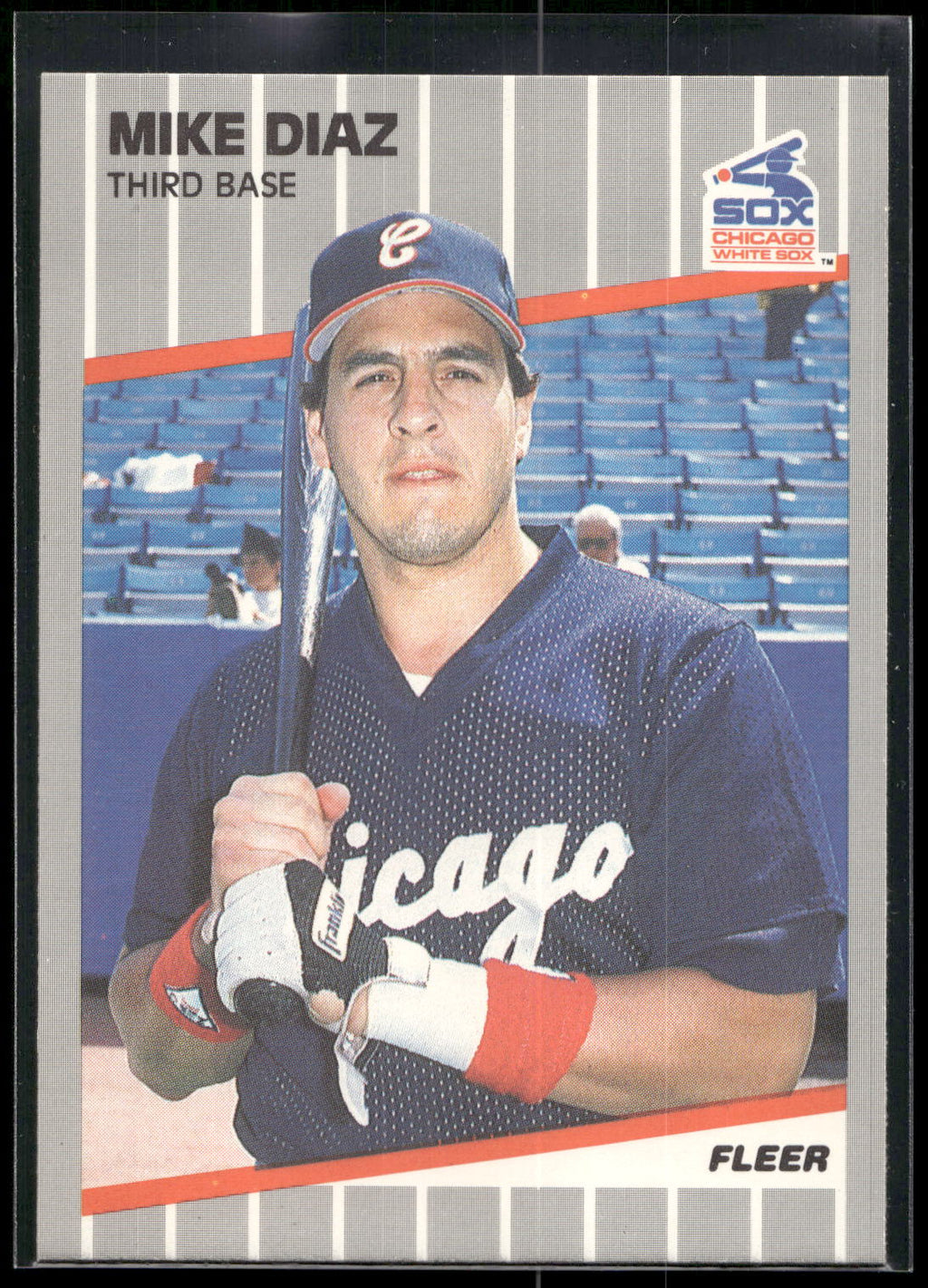 1989 Fleer #494 Mike Diaz