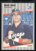 1989 Fleer #494 Mike Diaz